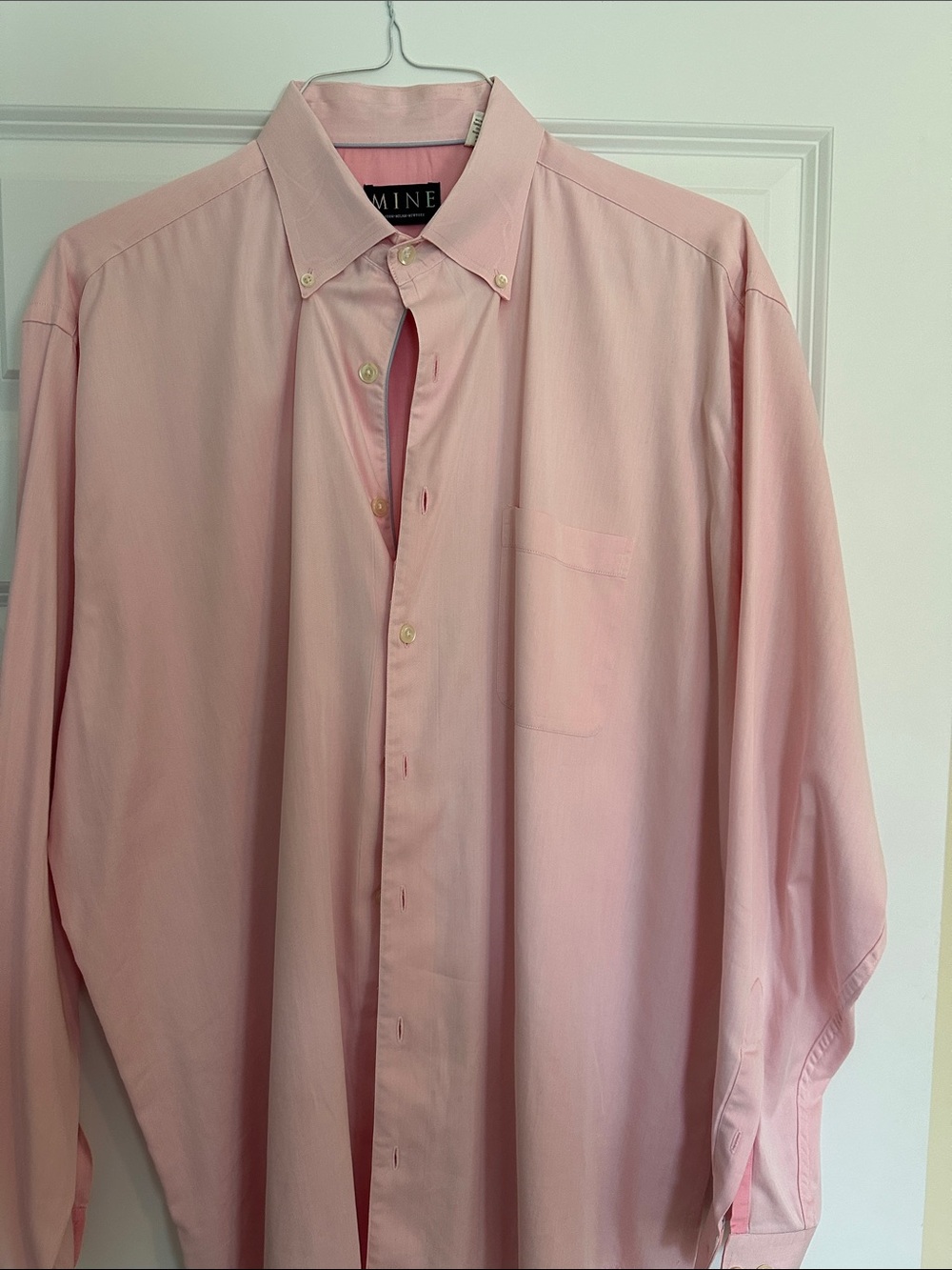 MINE Men’s Light Pink Button-Down Shirt